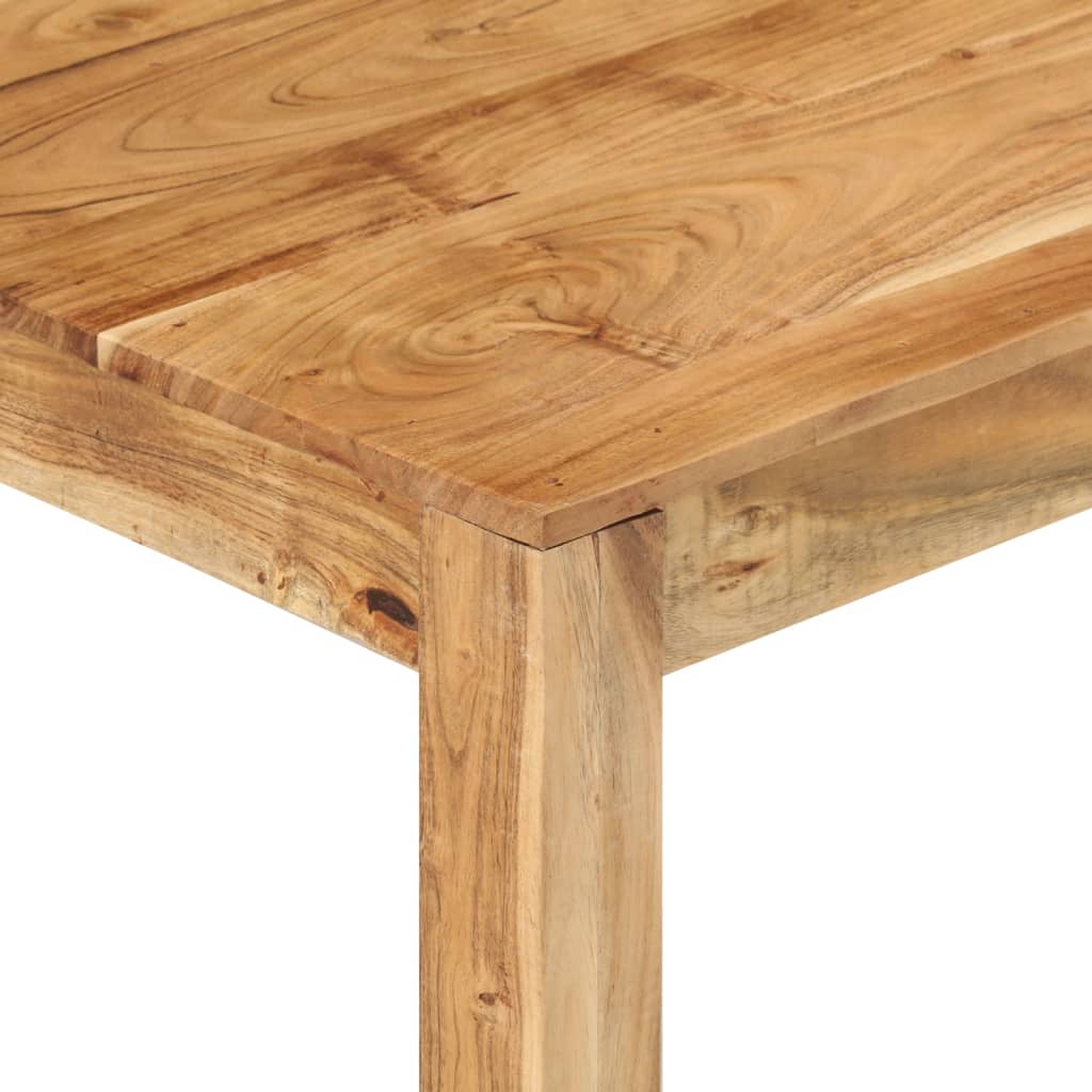 Coffee Table 80x80x40 cm Solid Acacia Wood